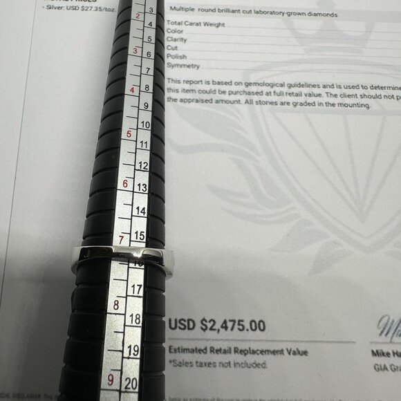 Beautiful Lab Grown 1.00 Ct Diamond Cluster Engagement Ring - Picture 6 of 6